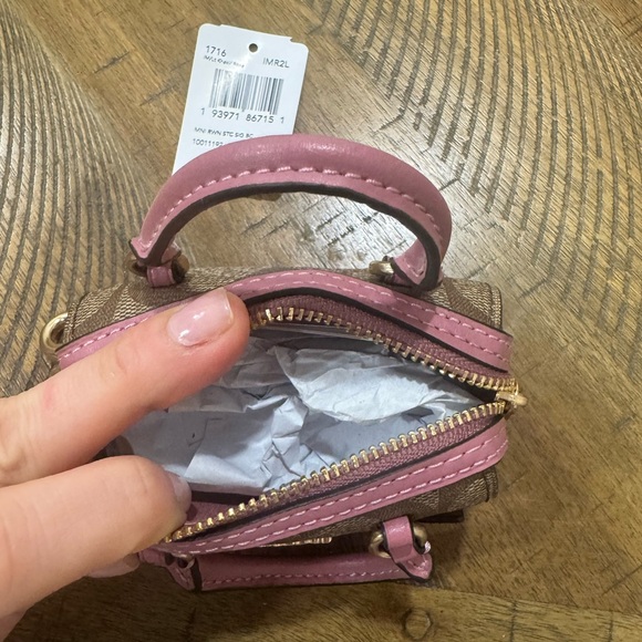 Coach Mini Rowan Bag Charm - Picture 6 of 7